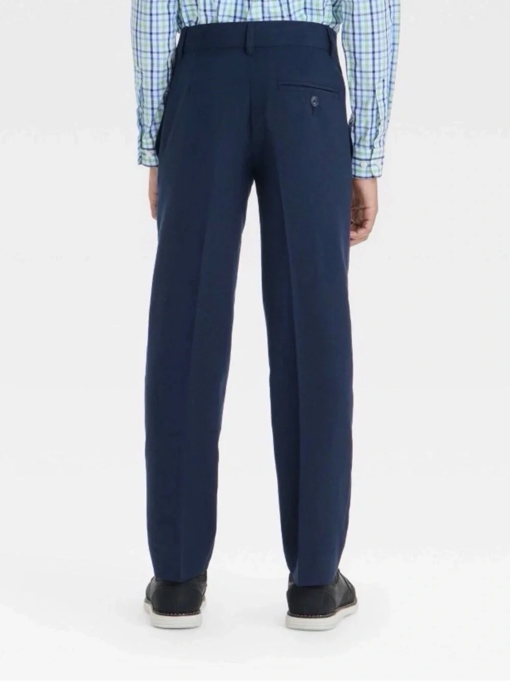 Boys Size 8 Navy Two-Piece Suit Jacket & Pants